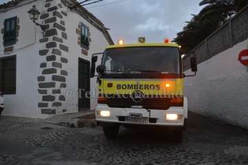 Un cortocircuito causa un incendio en una casa del núcleo histórico de Telde (Foto TA)